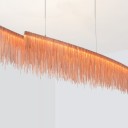 Loft Industry Modern - Metall Rain Line Chandelier